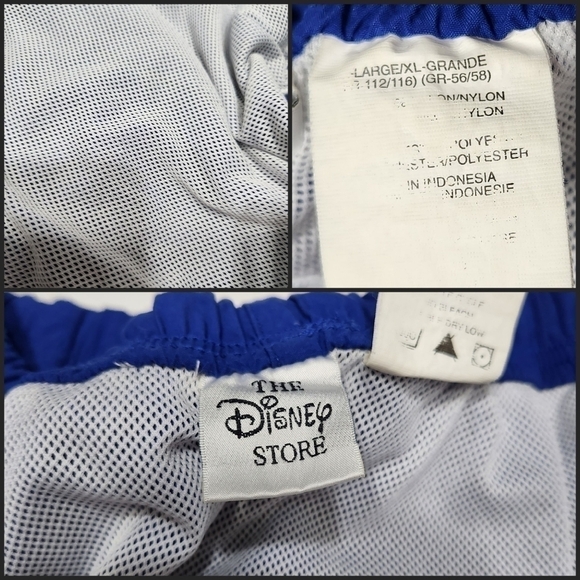 Disney Swimming Trunks Mens XL Blue Disney Tigger Shorts - Picture 7 of 8